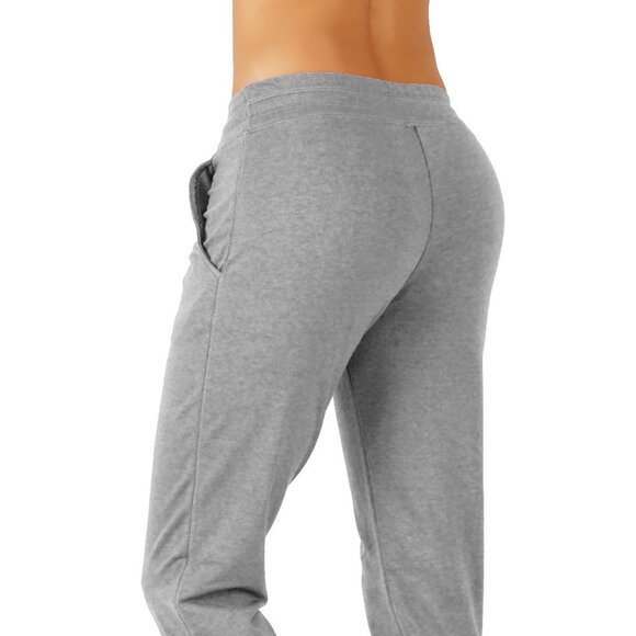 Warm Fleece Lined Open Bottom Cotton Sweatpants - Picture 5 of 7